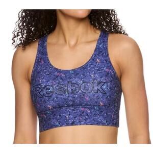 Reebok purple sports bra size small